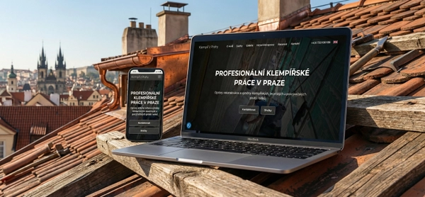 Webová prezentace pro klempířství Martin Bukovinský - opravy střech Praha